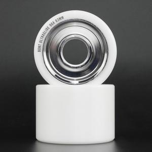 본트 울트라글라이드 실내 롤러 스케이트 휠 63mm x 44mm 96A | 스피드, 잼 및 링크 알루미늄 허브 4팩(4팩)