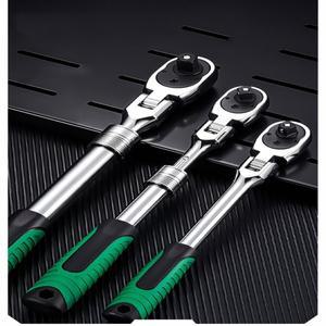 드라이브 소켓 표준 래칫 렌치 1/43/81/2 인치 플렉시블 72 치아 확장형 텔레스코픽 스패너