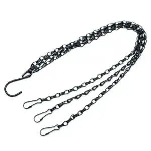 ksr 행잉화분용 (3발) 체인 화분걸이 48cm - 블랙