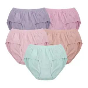 BYC 5436 순면 맥시 빅사이즈 삼각팬티 5종 여성용