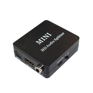 HDMI 호환 오디오 추출기 스테레오 변환기 SPDIF+R/L 아날로그 출력 3.5mm 분배기 어댑터