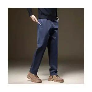 픽호샵 남자 키작남 면 바지 긴 추동 스판 캐주얼 스트레이트핏 정장 꾹4