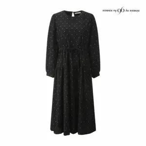 [나인식스뉴욕] 도트 패턴 스트링 원피스 (NQ1OP001M0)