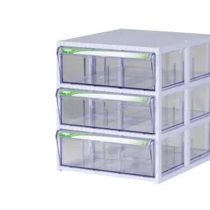 다용도 멀티 수납 보관함 CA512D-3 서류함 수납함 아크릴