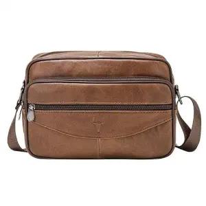 고급 남성 가죽 크로스백 데일리 숄더백 핸드백 가방