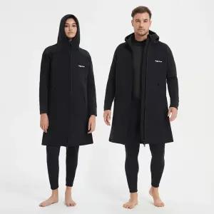 다이빙 방풍자켓 3mm 네오프렌 보온 후드 프리다이빙 자켓