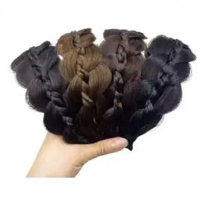 키밍 꽈배기 가발 머리띠 헤어밴드 여성가발 벼머리