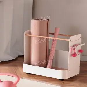 요가 거치대 홈트 보관함 정리함 운동 폼롤러 매트 심플 수납