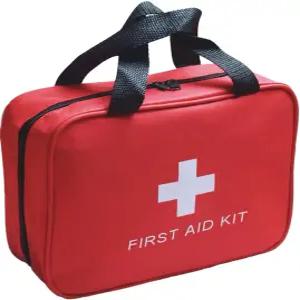 MTGHYARE 레드 구급상자 가방 비어 있음 여행 보관 소형 생존 의약품 홈 오피스 자동차 비즈니스 캠핑 주방