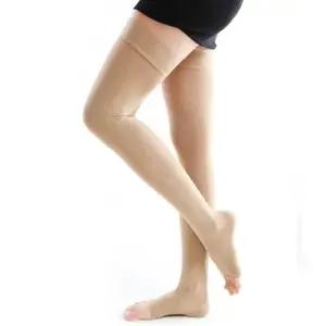 의료용 베노스 무광택 압박스타킹 허벅지형 발오픈형 하지정맥류 간호사 NO.570A