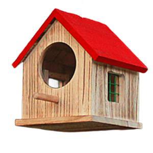 미니 마당 장식 원목 나무 먹이통 상자 호환 가정용 어항 앵무새