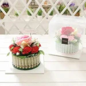 플라워 케익 용돈박스 (30) 어버이날 생신 용돈 선물 WFGJC0U