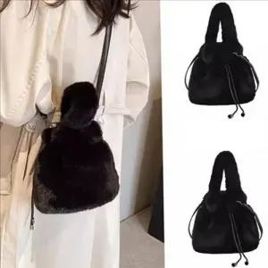 [라일리] Rly 미니 여성 버킷백 모던 여성 복조리 백 심플 겨