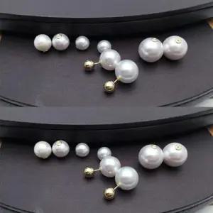 귀걸이 뒤꽂이 14K 화이트진주 12mm 클러치 WFI8ZPZ