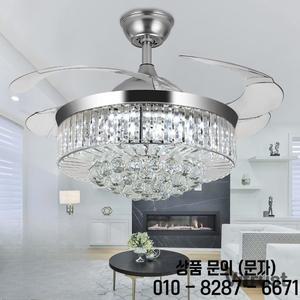 조명과 원격 현대 개폐식 샹들리에 팬 LED 천장 라이트 키트와 42 인치 팬델리어 크리스탈