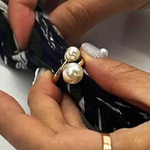 스카프링 고리 진주 골드 고정 매는법 고리 스카프 링 WEE368B