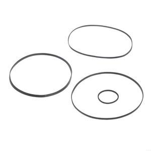 호환 200 개의 다양한 크기 고무 구동 벨트 팩 1mm 카세트 테이프 머신 레코더용 유연성