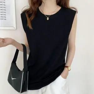 루즈핏 여성 민소매