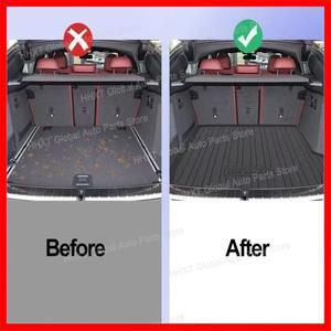 TPE 자동차 후면 트렁크 매트 보관함 패드, BMW X4 2020 2021 2022, 방수 보호 고무