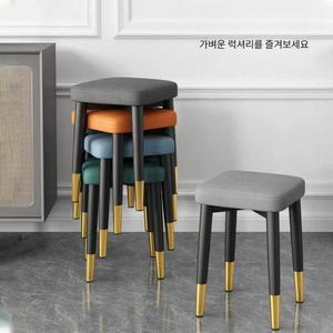 쌓을수있는 사각 의자 벤치 다리 검은 높은 심플 보조 투명 빈티지 소파 패브릭