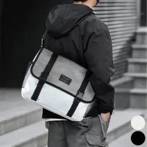 남녀 공용 메쉬 포켓 학생 데일리 메신저백 크로스백 WEF0228