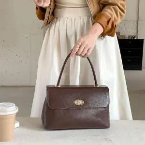 탈부착 크로스 스트랩 골드 버클 포인트 심플 토트백 WEED3CE