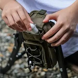 ( )카즈미 크로스백 파우치 미니 수납 포켓 가방 카키