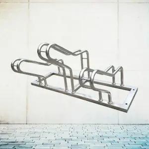 말굽형 자전거 스탠드 3대분 보관대 보관소 1200mm