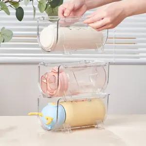 건조대 젖병 텀블러 수납 정리함 추천 싱크대 와인렉 투명 기획상품