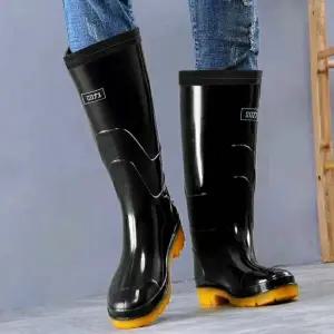 검정 고무장화 (260mm) 미끄럼방지 방수장화