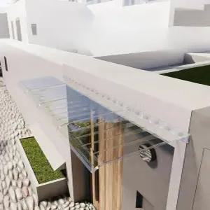 투명 소형 어닝 가림막 cctv 창문 처마 빗물막이 옥상 방수 비가림막 창고