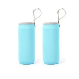 ( )물병 손잡이 파우치 2p세트360ml 스카이