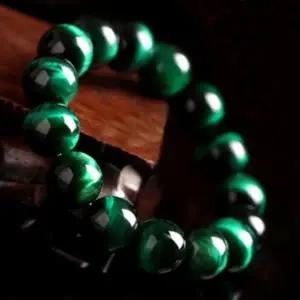 (사이즈 6mm)사이즈별 그린 호안석 염주 팔찌 증명서 선물박스