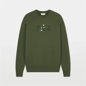 메종키츠네 플라워 로고 남녀공용 스웨트셔츠 LM00308KM0307 P384