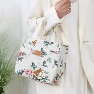 사러왕예쁜 꽃가라 보온보냉 직장인 도시락 가방 이유식보냉백 런치백 골프 보냉가방 도시락 파우치