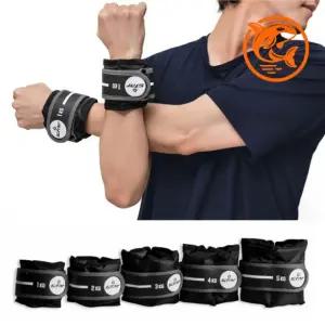 운동용 조절 가능 중량주머니 손목발목 다용도 이지벨트 블랙 스포츠용 중량 조절