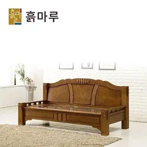 [흙마루]흙마루 흙침대 황토볼 자수확장 카우치 소파 C1012W