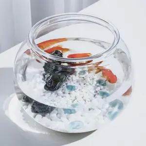 플라스틱 둥근 어항 원형 12.5X10cm 구피 베타 키우기