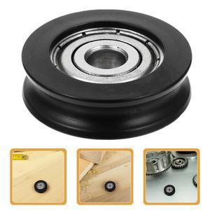 6Pcs 내구성 슬라이딩 문 풀리 비표준 베어링 가구 하드웨어 유리 나일론 코팅 알루미늄 합금