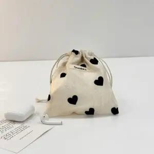 (옵션 OA.하트스트링파우치)지앤지 OA 하트 복주머니 미니 파우치 동전지갑 립파우치 복조리 스트링파우치