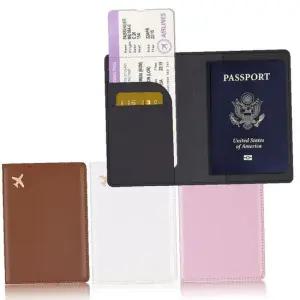 모던가죽 여권지갑 고급PU가죽 카드수납 여권케이스