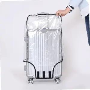 투명 방수 캐리어커버 24형 방수 캐리어보호커버