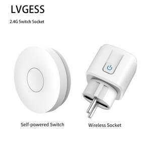 고전력 스위치 소켓 세트 무선 원격 제어 콘센트 가정용 적합한 홈 방수 패널