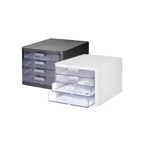 리템 클리어 수납 서랍형 4단 박스 멀티 정리 캐비넷 용품 소품 대 문서보관함