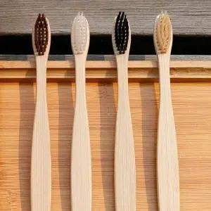 [하프클럽/알티피아]대나무칫솔 50개 미세모 나무 우드 제로웨이스트 칫솔