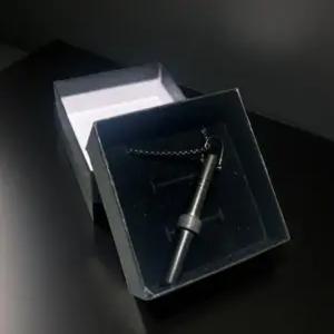 과호흡 호흡 조절 목걸이 금연 휘슬 불안 해소 파이프 실버