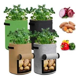 키밍 감자재배 화분 부직포 베란다 홈가든 야채 식물