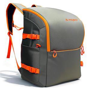 모제스트 55L 스키 부츠백 백팩 6 포켓 인체공학적 디자인 방수 스노보드 재킷 헬멧 고글 장갑 및 액세서리를 포함한 보관 장비 활강 스키에