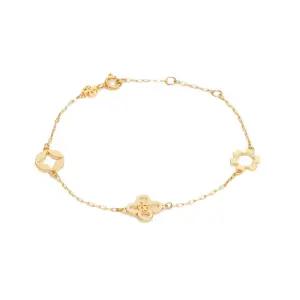 26SS 키라 클로버 브레이슬릿 골드 153713 720