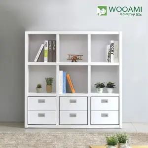 우아미가구 모노 조이 1200 3단 서랍책장 FO5034